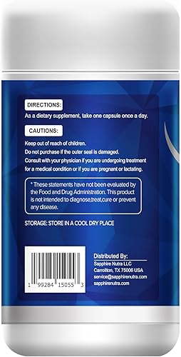 Miniatura 2 de Sapphire GLP-1 Soporte diario 5 en 1  500 millones de AFU Akkermansia + berberina, cromo, inulina y botánicos  Balance metabólico y apoyo digestivo,