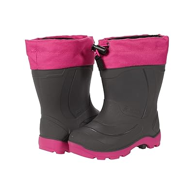 Kamik Kids Snobuster 1 (Toddler/Little Kid/Big Kid) Girls Shoes Charcoal/Magenta