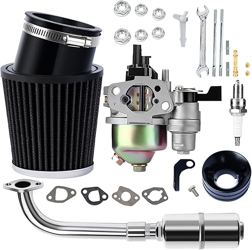 SOFO Kit de turbo de motor Predator de 212 cc, para 196 cc, 6.5 Hp, Gx160 BT200x CT200u para kit de arranque eléctrico Predator 212 Stage 1,