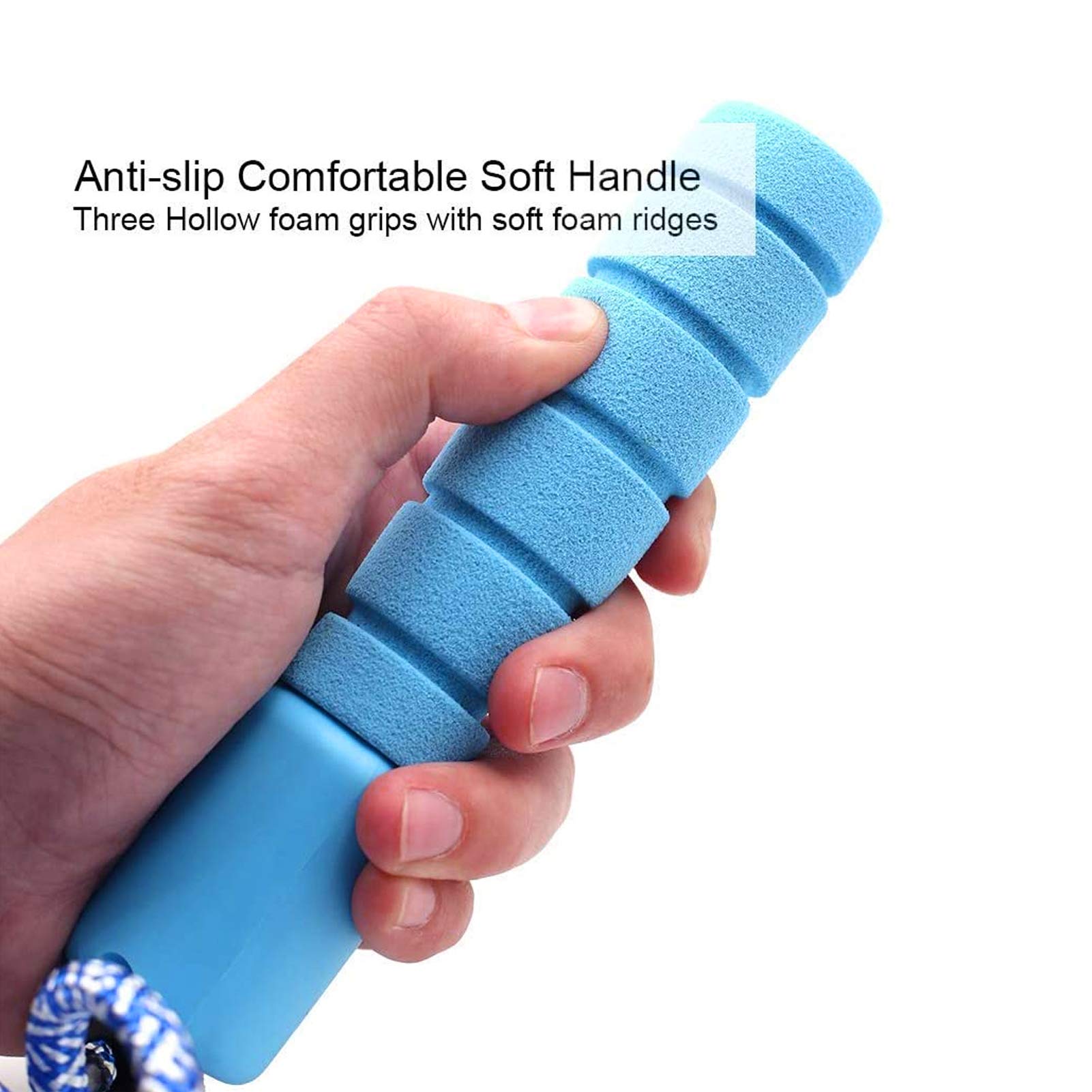 Corda Per Saltare Bambini Regolabile - Con Contatore Integrato E Impugnature Comode | In Cotone Resistente