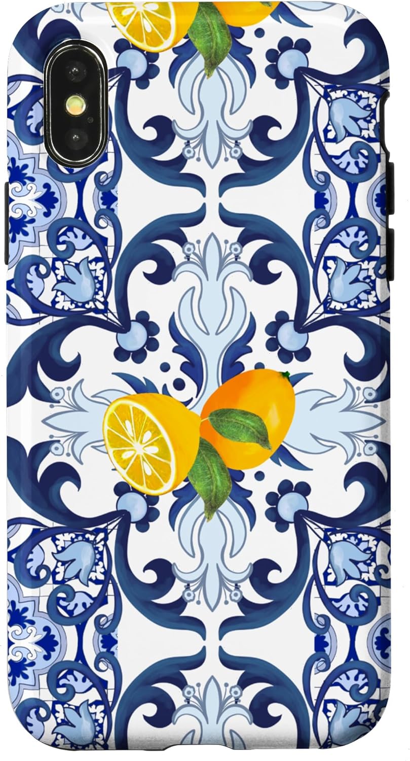 Summer,Italian,Sicilian style ,lemon art Case for iPhone 11