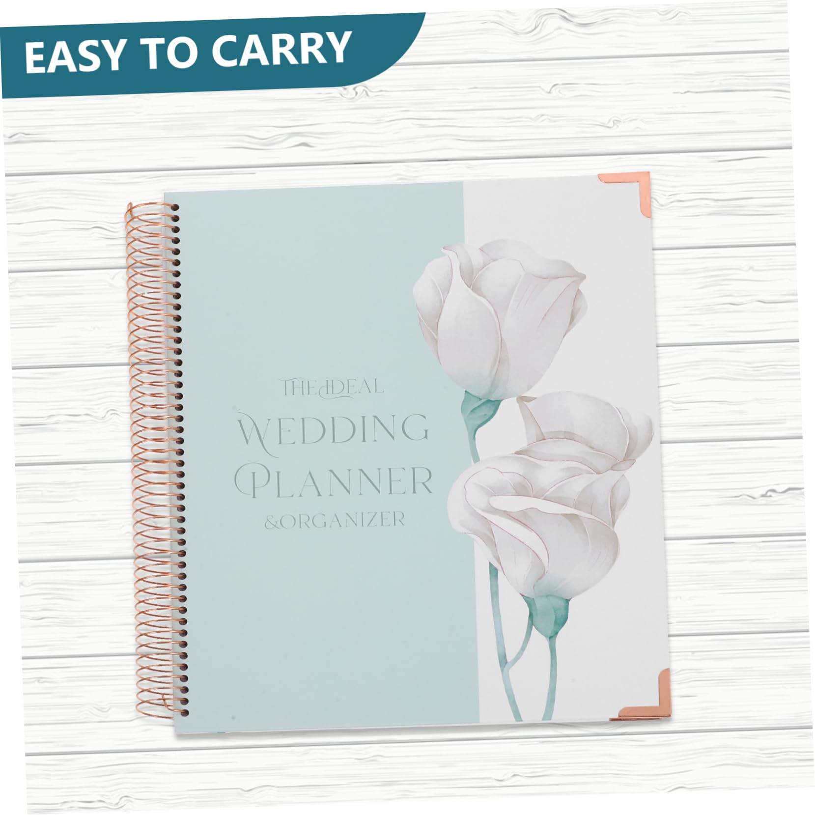 DOITOOL Hochzeitsplanerbuch Organizer Für Hochzeitsplanung Und Verlobungsgeschenk Mit Finanzplanungstools Und Notizbuch-layout Für Detaillierte Hochzeitsorganisation