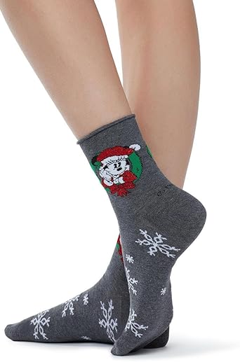 Calzedonia Femme Chaussettes Basses Femme A Motifs Fantaisies Noel Amazon Fr Vetements
