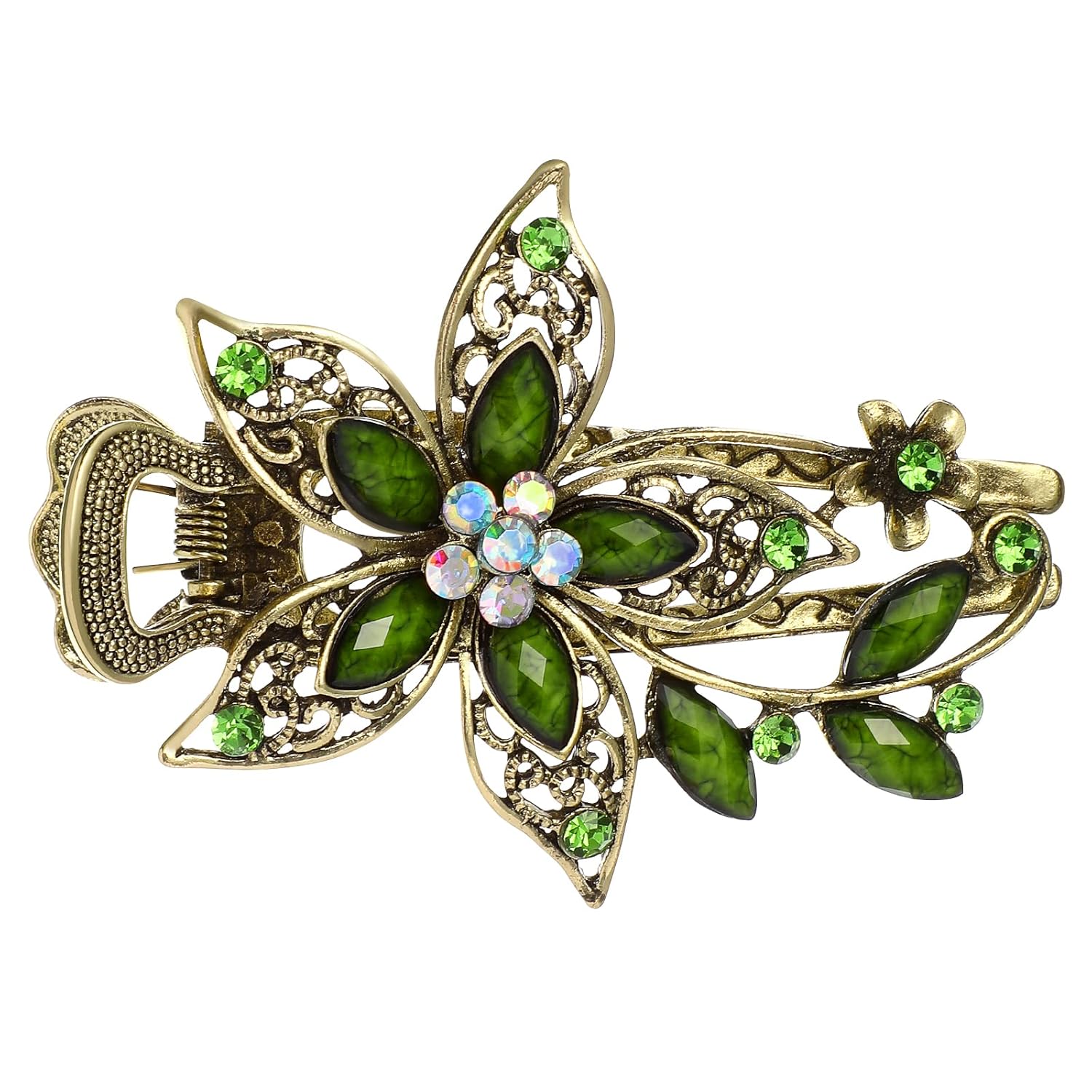 LALAFINA Flower Hair Clip Vintage Flower Hair Barrettes