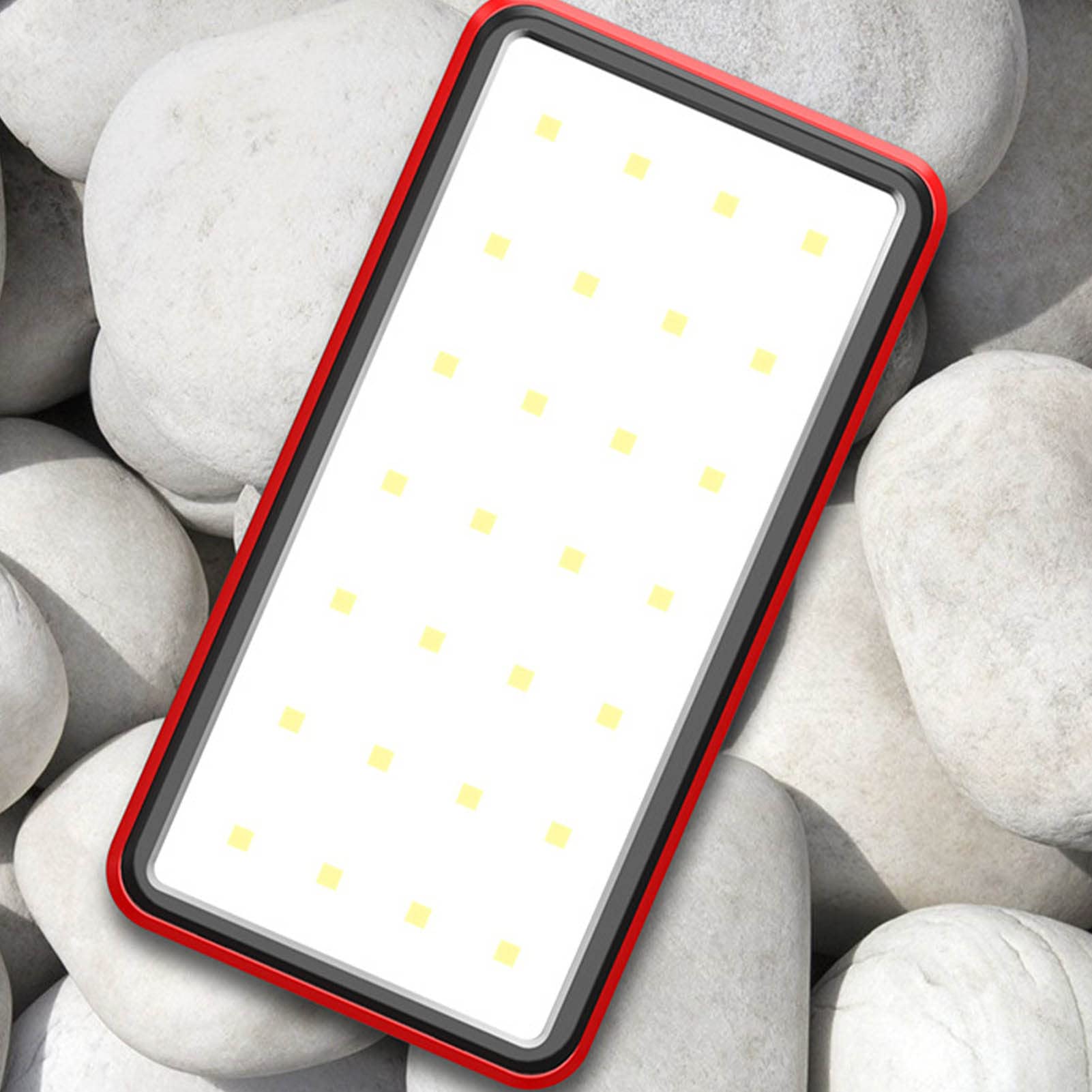 Chargeur Camping - Chargeur téléphone Solaire léger avec Panneau Solaire - Chargeur Solaire Haute capacité pour téléph, tablettes, randonnée, Camping