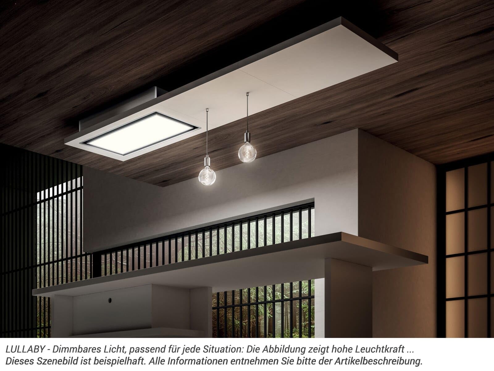 ELICA LULLABY @ WH WOOD/A/120 CAPPA INCASSO/ISOLA ASPIRANTE 100 CM BIANCO PRF0167048