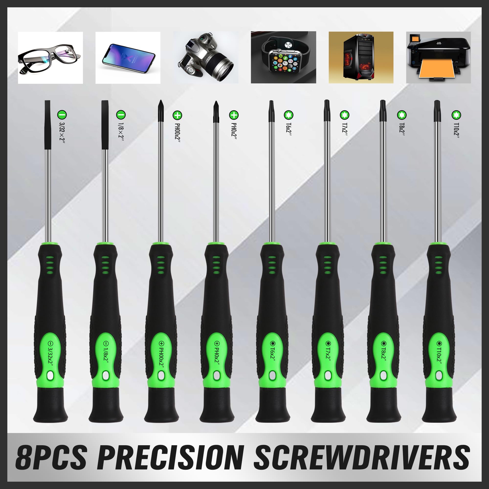 SWANLAKE 118PCS Magnetic Screwdrivers Set With Plastic Ranking