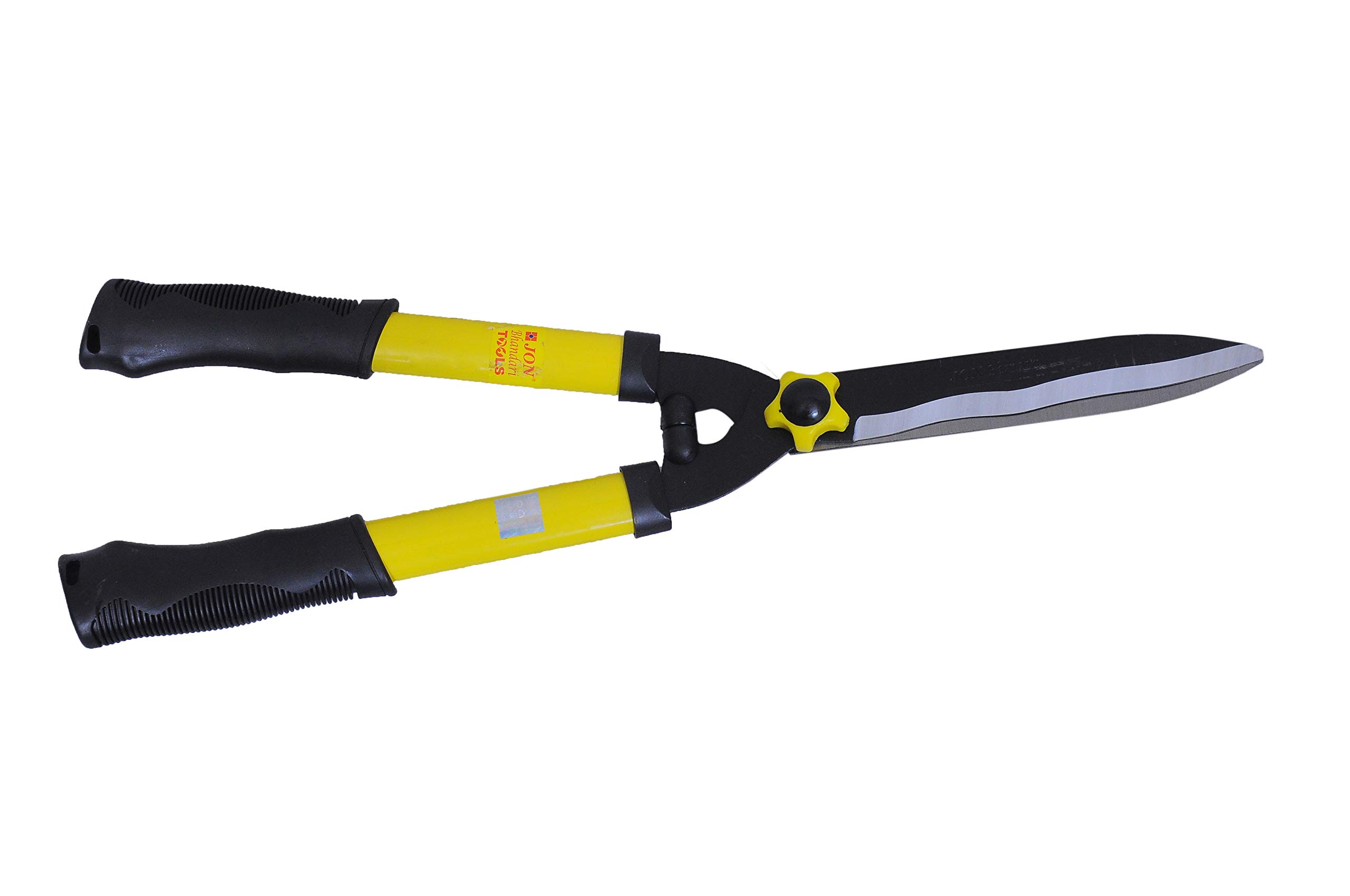 Jon Bhandari Tools Heavy Duty Hedge Shears for Gardening – Garden Pruning Shear with Sharp Steel Blades, Branch Trimmer, Cutter, Pruner for Hedges, Bushes & Shrubs – Black & Yellow - Image 3 thumbnail