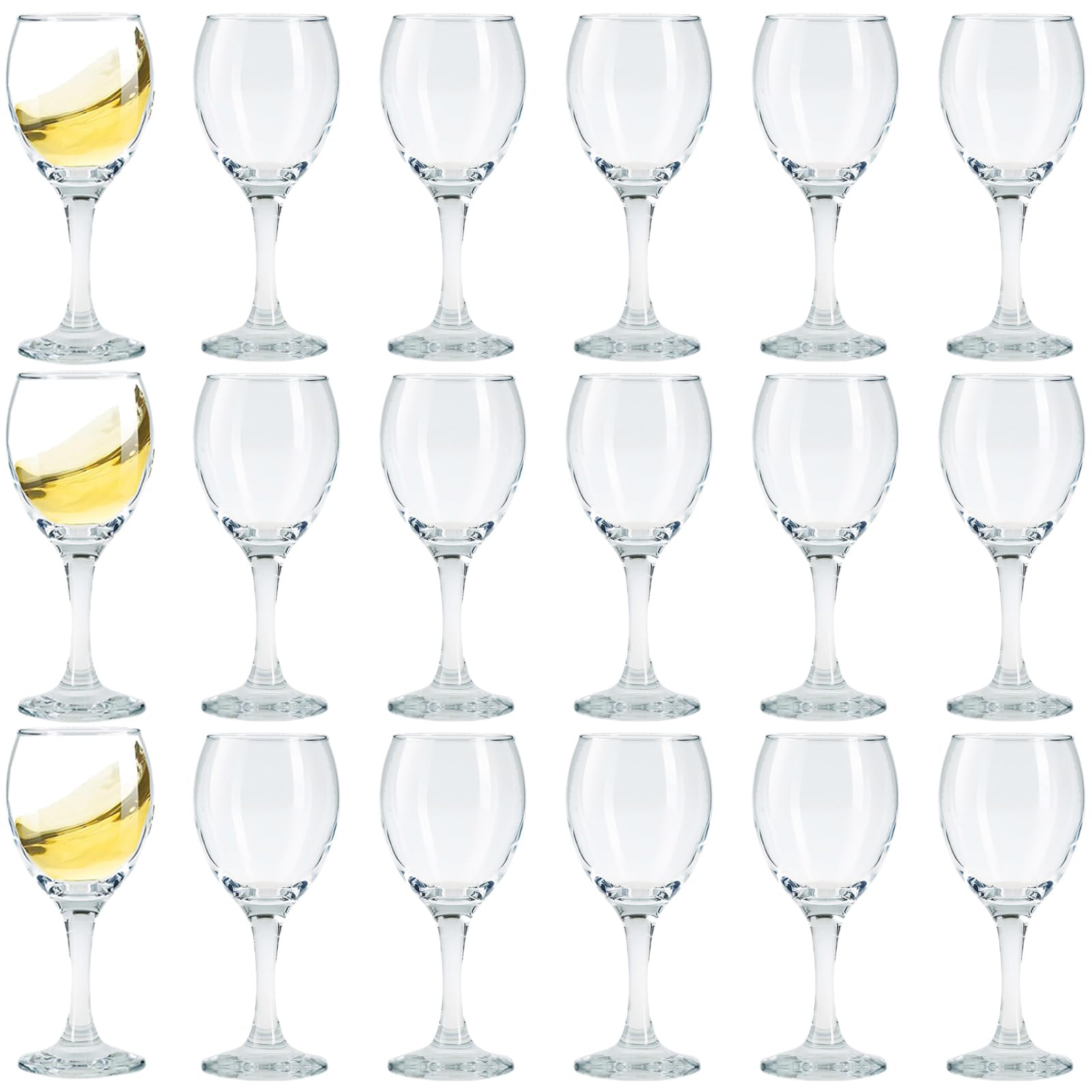 Limoncello Glasses Shot Glasses with Stem (18, 3.0oz/90ml)
