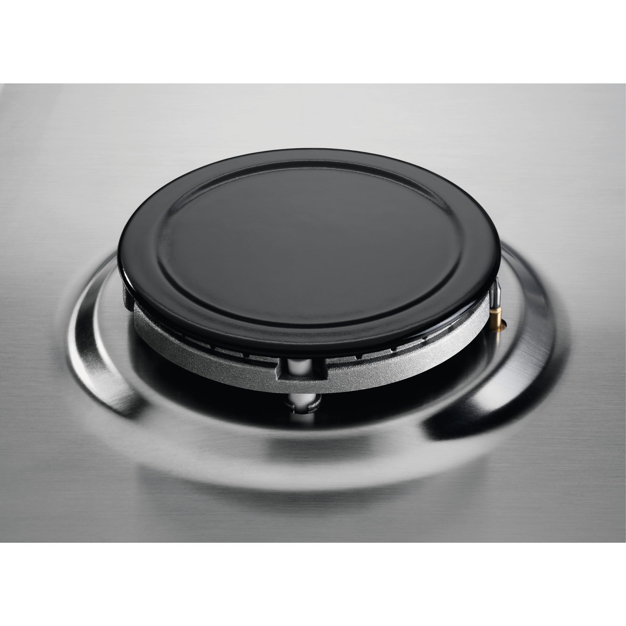 Electrolux KGS6404SX Placa de Gas, Serie 300, 60 cm, 4 Zonas de Cocción, 9 Niveles de Intensidad, Sistema de Seguridad, Autoencendido Electrónico, 3000W, Inox Antihuellas