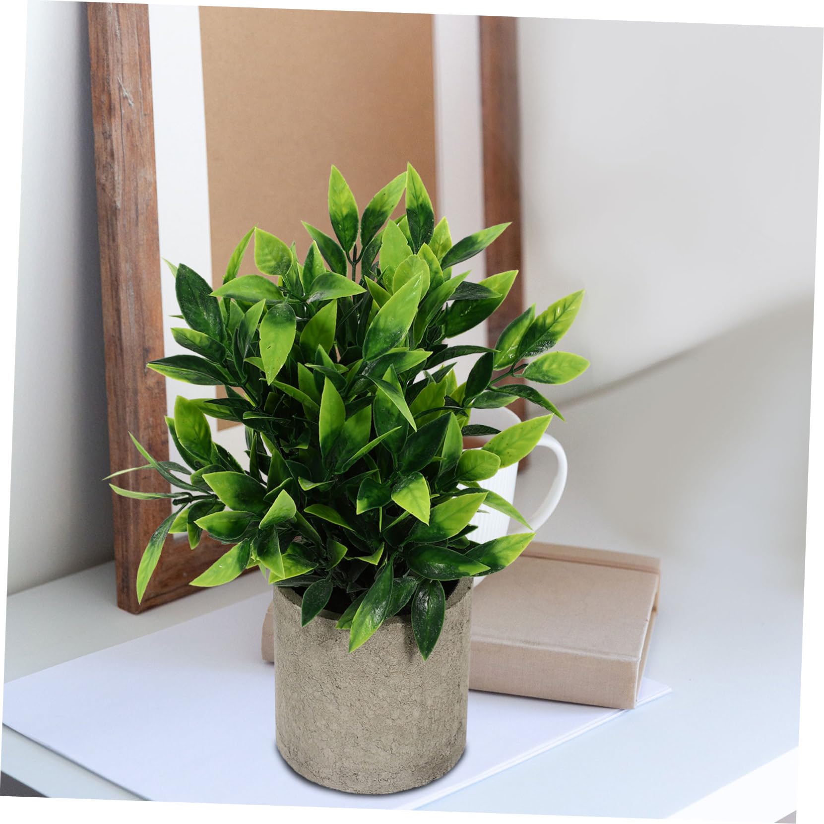 Ciieeo 3pezzi Piante Artificiali Eucalipto e Rosmarino Per Decorazione Scrivania Vividità e Stile Per Casa e Ufficio Senza Manutenzione Necessaria