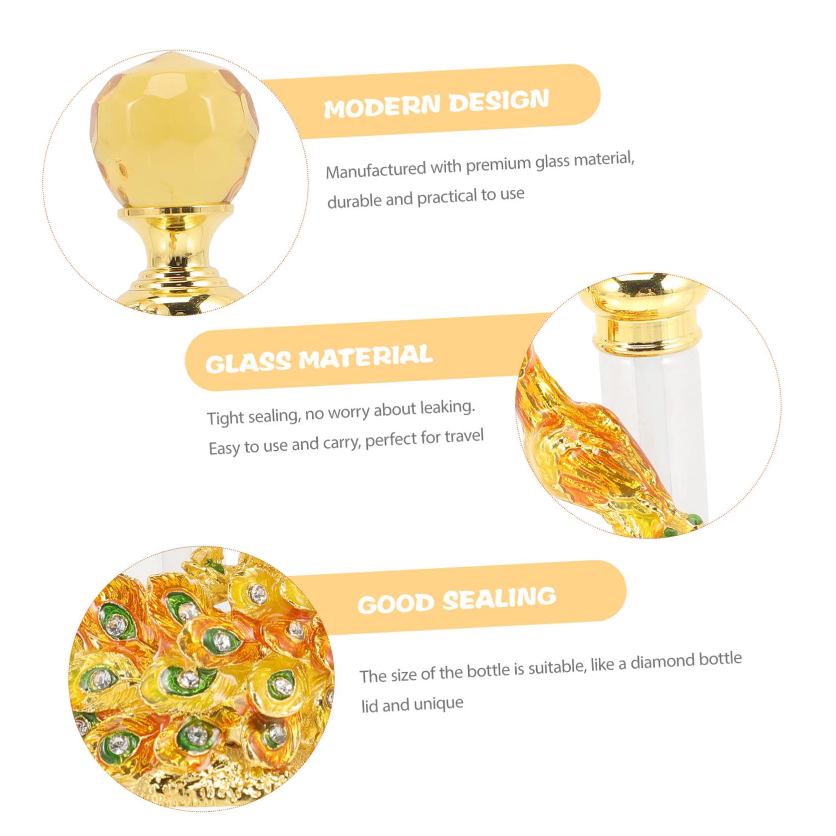 Ciieeo 3Pcs Profumo Del Contenitori Da Contenitori Per Cosmetici Regali Vecchie Bottiglie Profumo Spray Mist Retro Decor