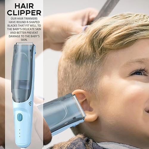 Miniatura 2 de Cortadora de pelo silenciosa para bebés, ultra silenciosa, resistente al desgaste, impermeable, cortadora de pelo eléctrica para niños para corte de