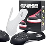 TUPEED 4 Pairs Shoe Crease Preventers, Anti Crease Shoe Protectors Shoe Guards, Shoe Creases Stoppers for Sneaker and Casual Shoes, for Men's US Size 7-12