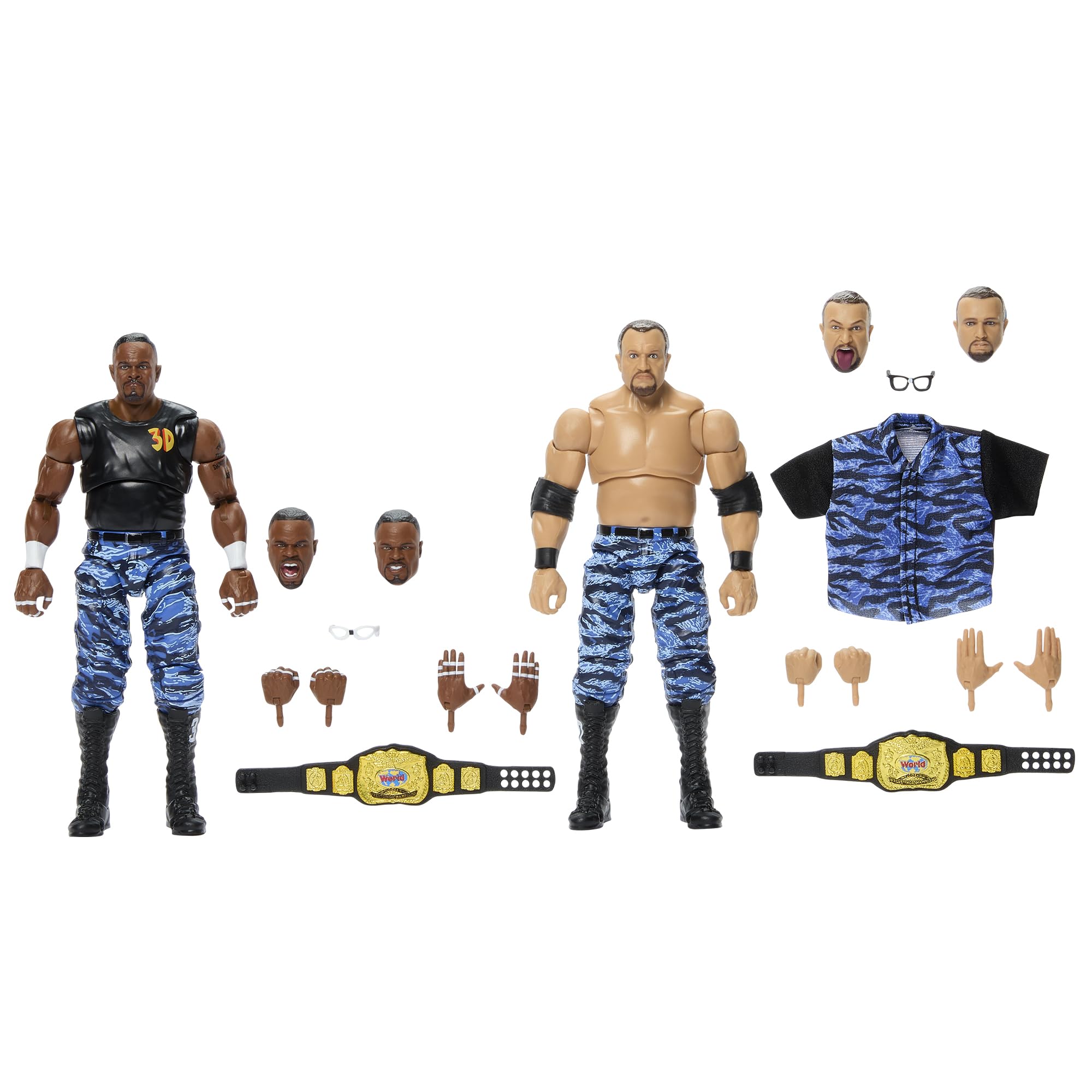 Amazon.com: Dudley Boyz (Blue Camo) - WWE Ultimate Edition 2-Pack