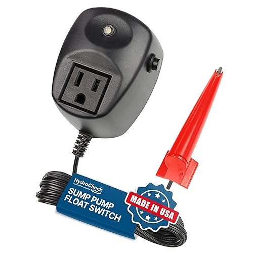 HC8000Tv2 Electronic Sump Pump Float Switch – with Smart Button,