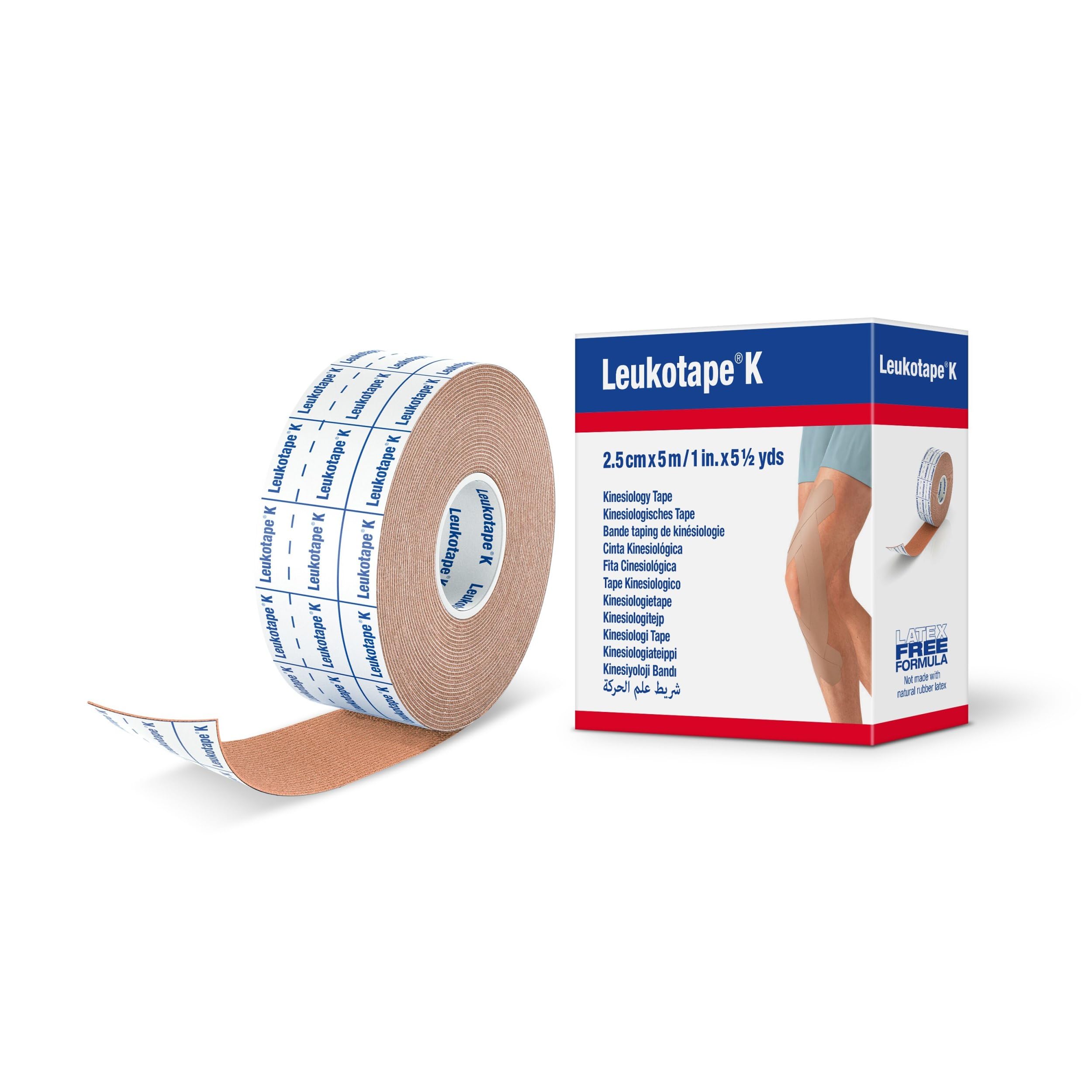LEUKOTAPE Bande de Gaze K Chair 5 m X 2,​5 cm