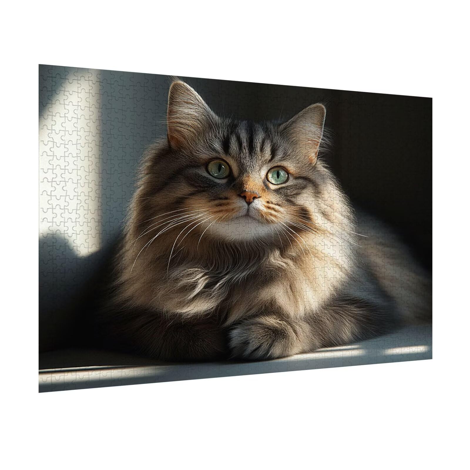 Puzzle 5000 Teile für Erwachsene, 3D Puzzle Katzen Holzpuzzles, n-487 | Puzzlematte Tier, Heimunterhaltung, Entspannung Meditationspuzzle, Impossible Klassische Jigsaw Puzzles, Home Decoration