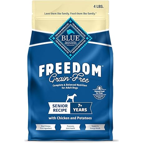 Mighty Munchies Freedom Grain-Free Blue Buffalo Senior Dry Dog Food