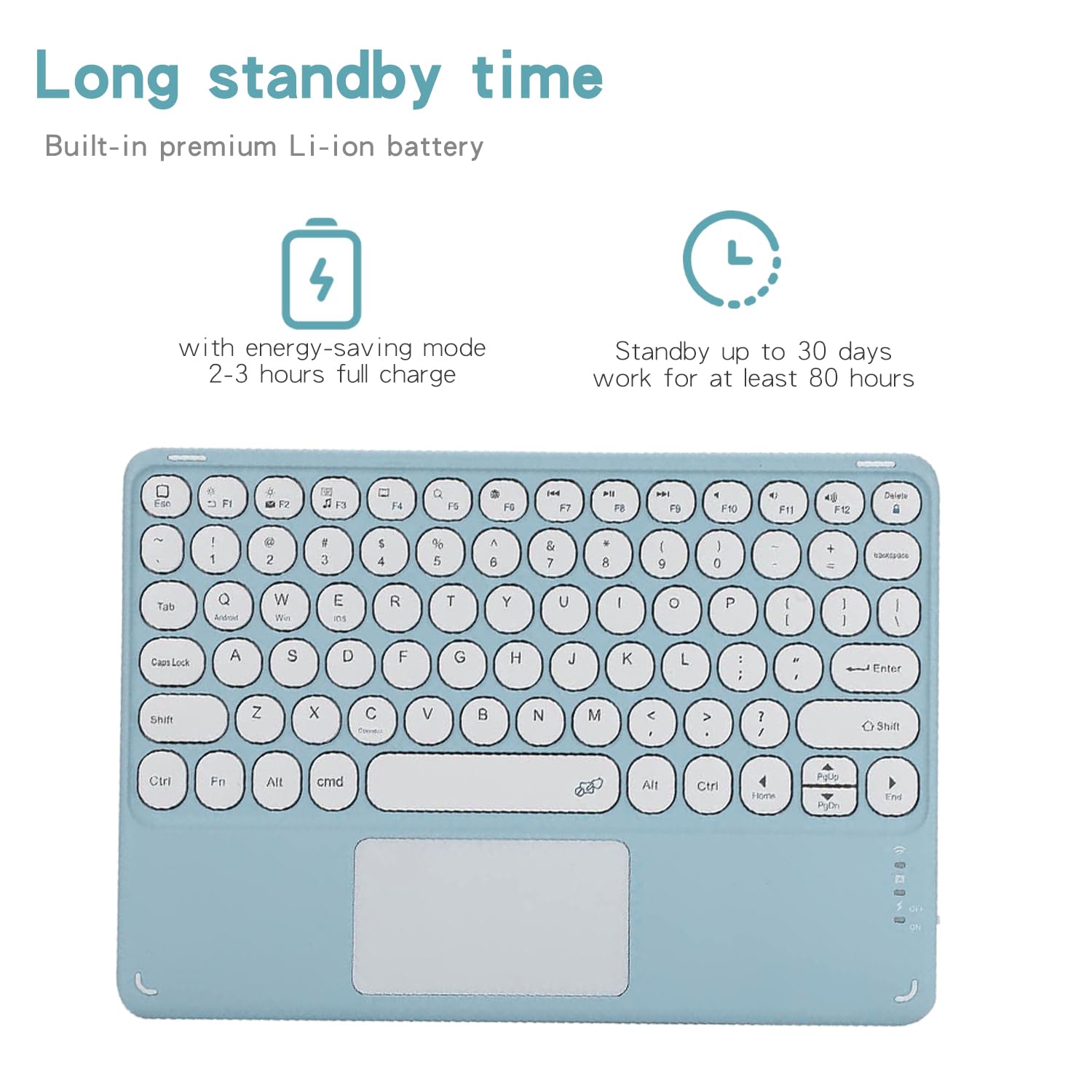 Funda Con Teclado Para IPad Air 5ª/4ª Generación 10.9" - Teclado Bluetooth Magnético Desmontable