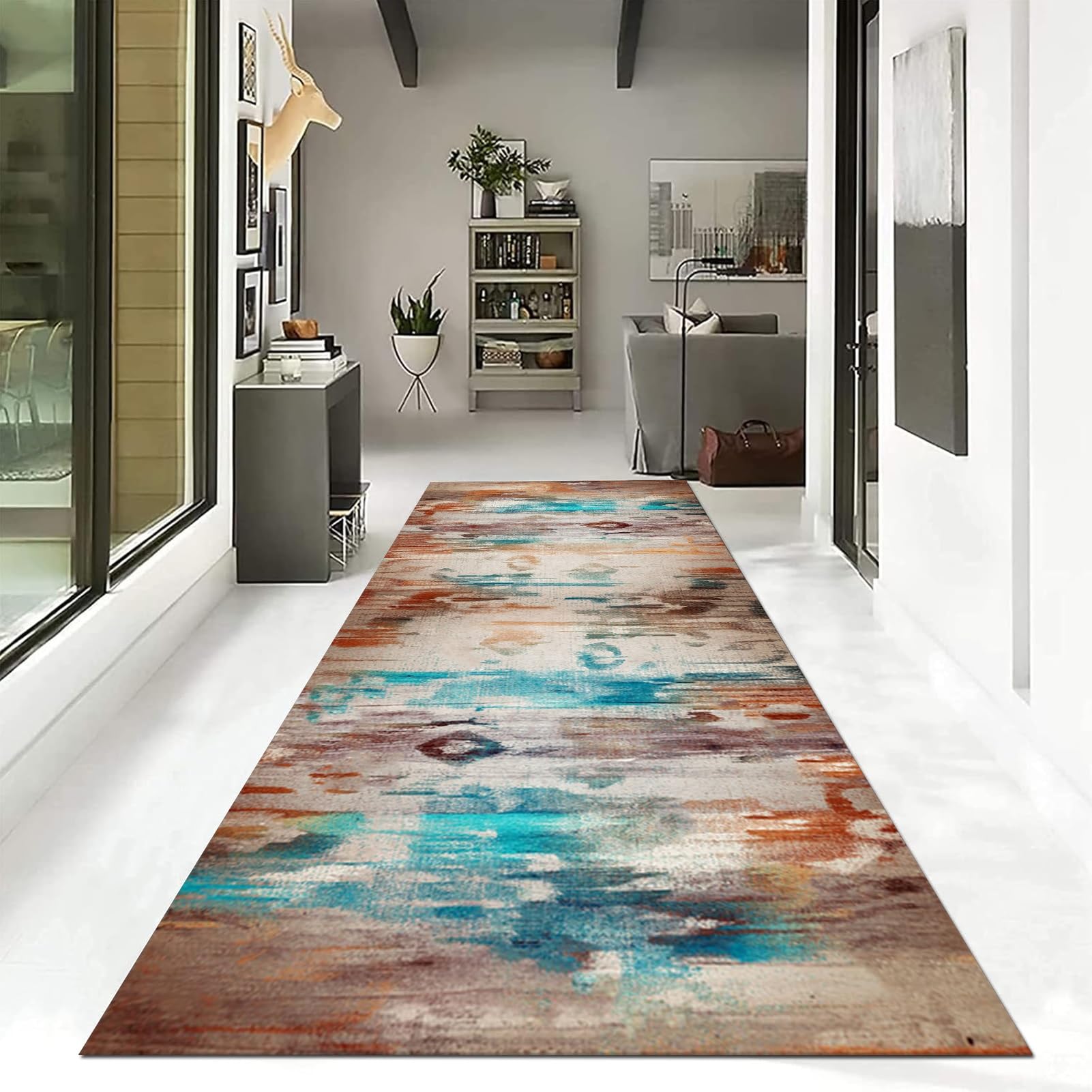 Tapis de couloir coloré pour sublimer la décoration de votre maison et entrée