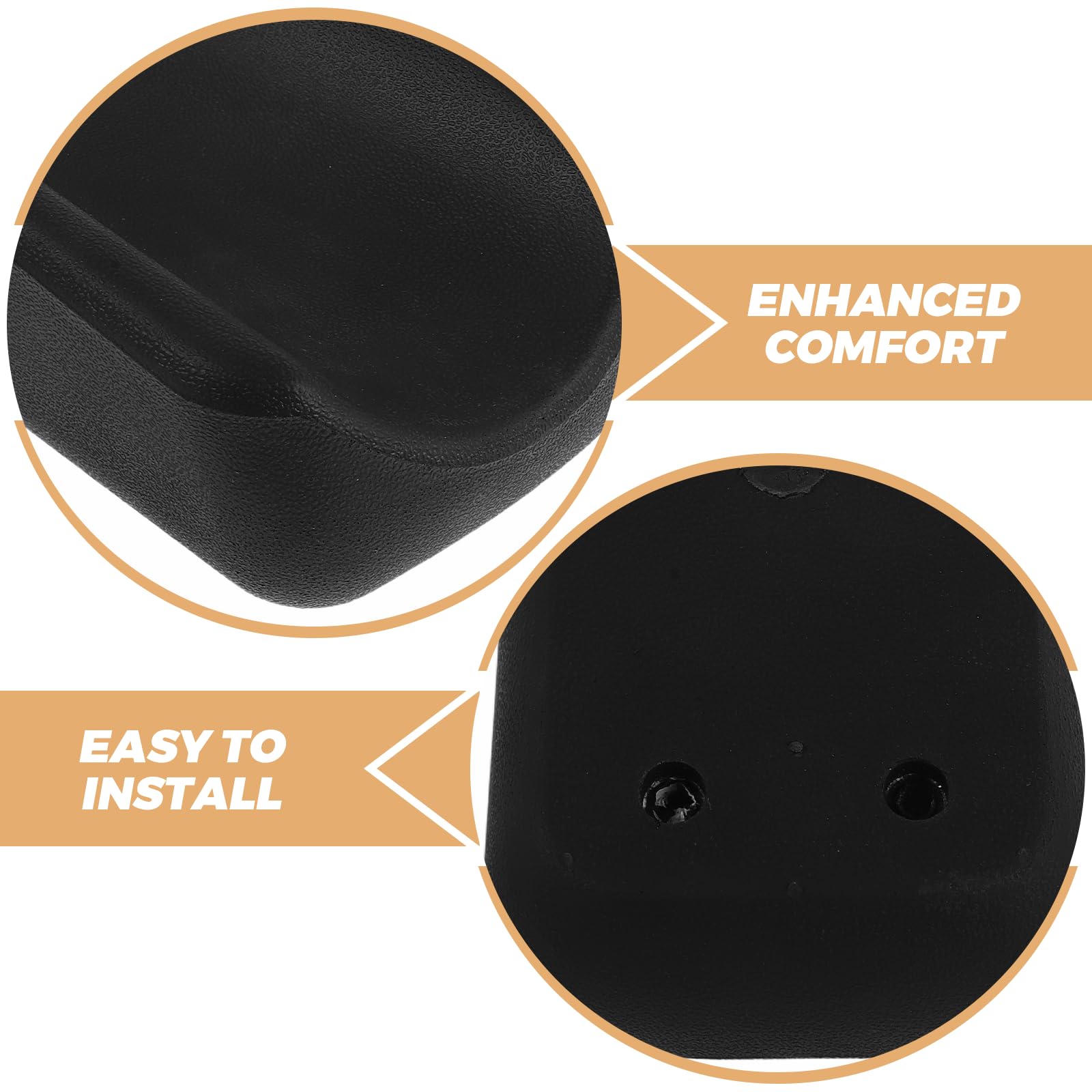 STOBAZA Almohadillas Ergonómicas de Pu para Reposabrazos de Andador, Amortiguadoras y Cómodas, Ideales para Uso Indoor y Outdoor, Accesorio para Personas Mayores