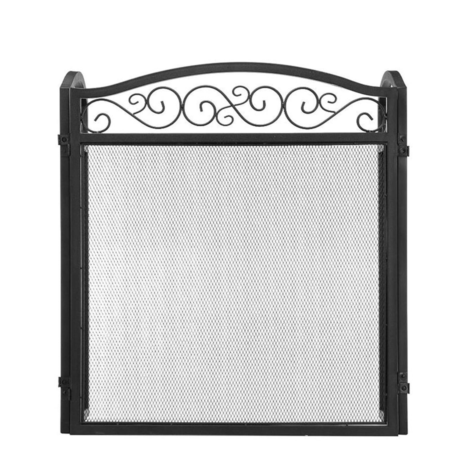 Salvachispas para Chimenea de 3 Paneles, Salvachispas para Chimenea Salvachispas Chimenea leña, Antichispas para Chimeneas de Leña,Rejilla Chimeneas Leña y Estufas