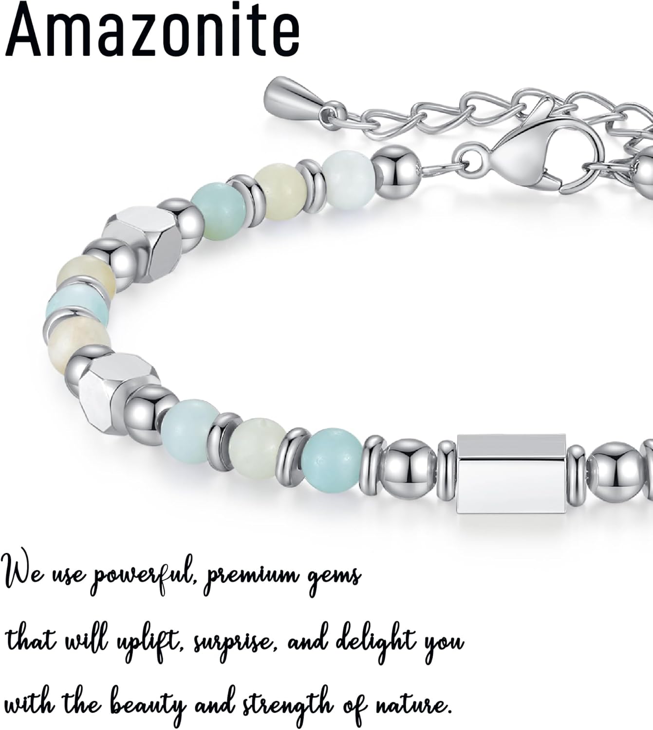 4mm Gemstone Birthday Bracelets for Women,10th to 60th Birthday Gifts for Women, Friend, Sister, Daughter, Mom, Grandma... - Image 5