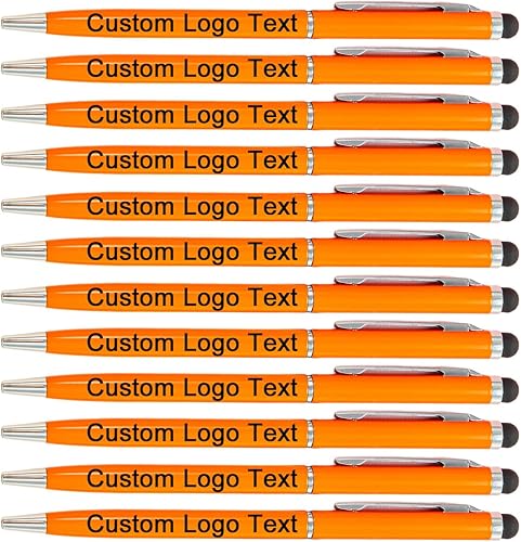 Miniatura 16 de Bolígrafos personalizados con nombre, icono, logotipo, texto, bolígrafo personalizado con lápiz capacitivo para iglesia de negocios, 100