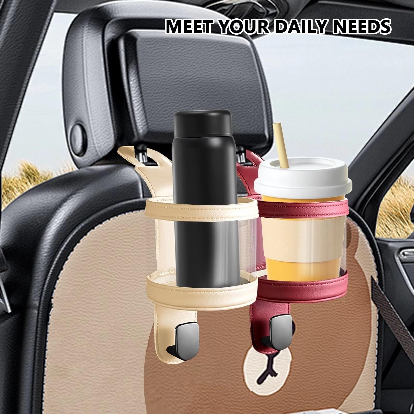 Portavasos De Automóviles Portavasos Trasero Colgar En El Asiento