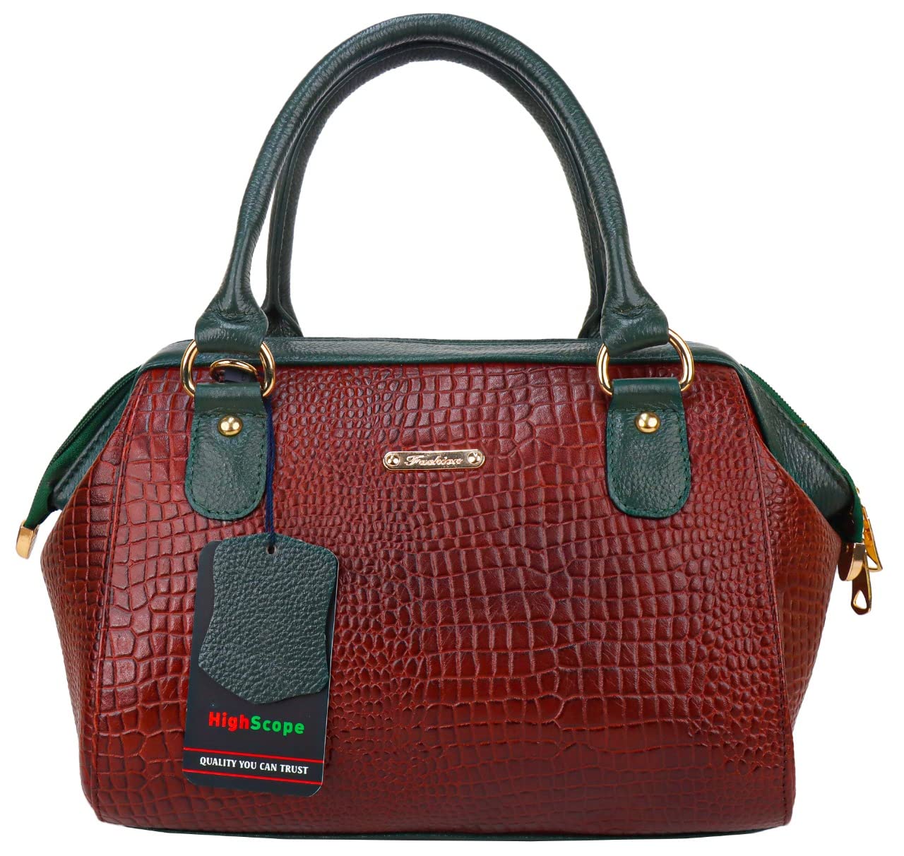 HIGHSCOPE GenuineLeather Women's Handbag Ladies Purse