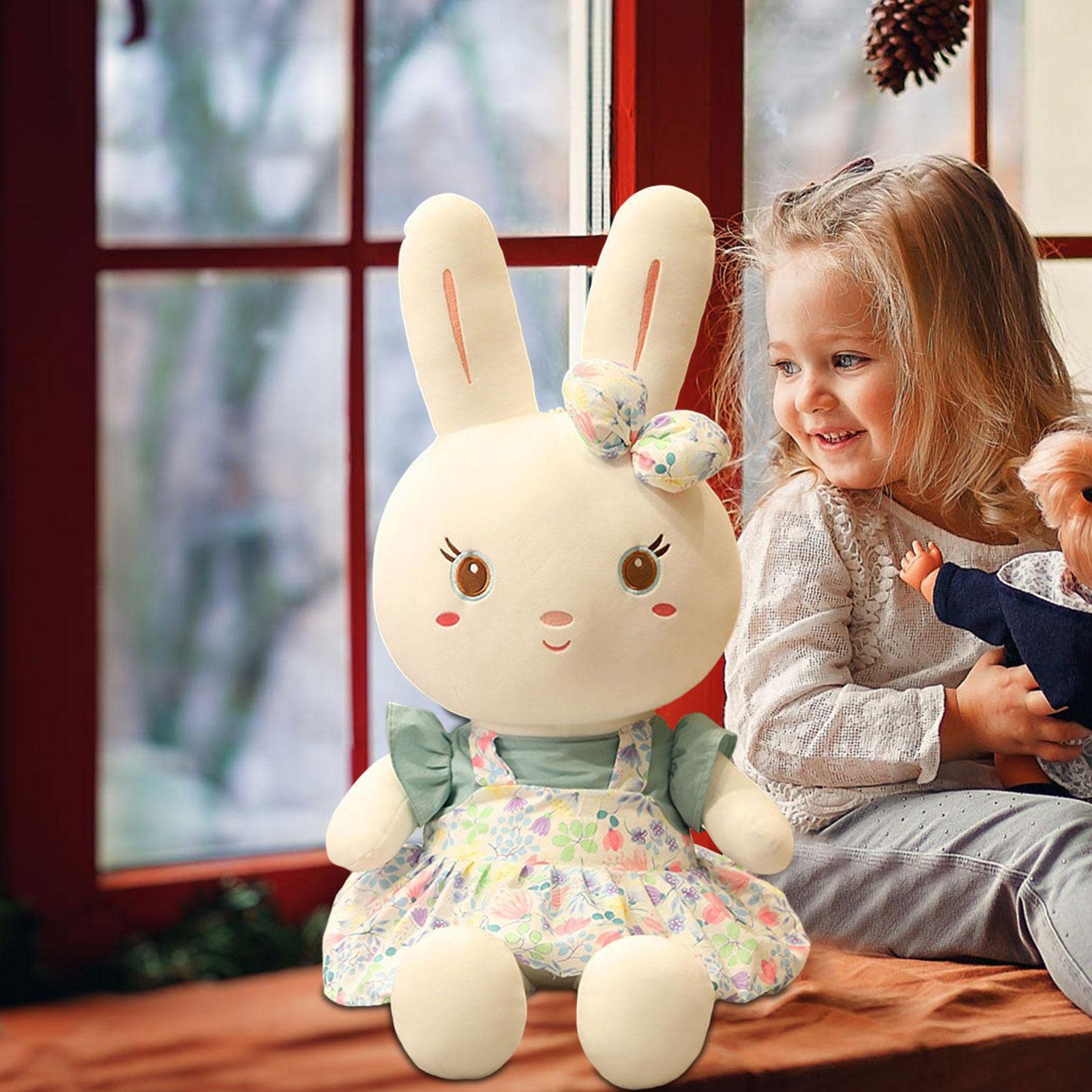 Amazon.co.jp: ウサギのぬいぐるみ - 23.6 インチ ソフトぬいぐるみ