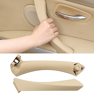 Jaronx for BMW 3 Series E90/E91 Door Handle Replacement Kit,Outer Cover+Door Pull Handle Passenger Door Handle for BMW 316 318 320 323 325 328 330 335 (2004-2011)(Right Side,Pull Handle+Outer Cover)
