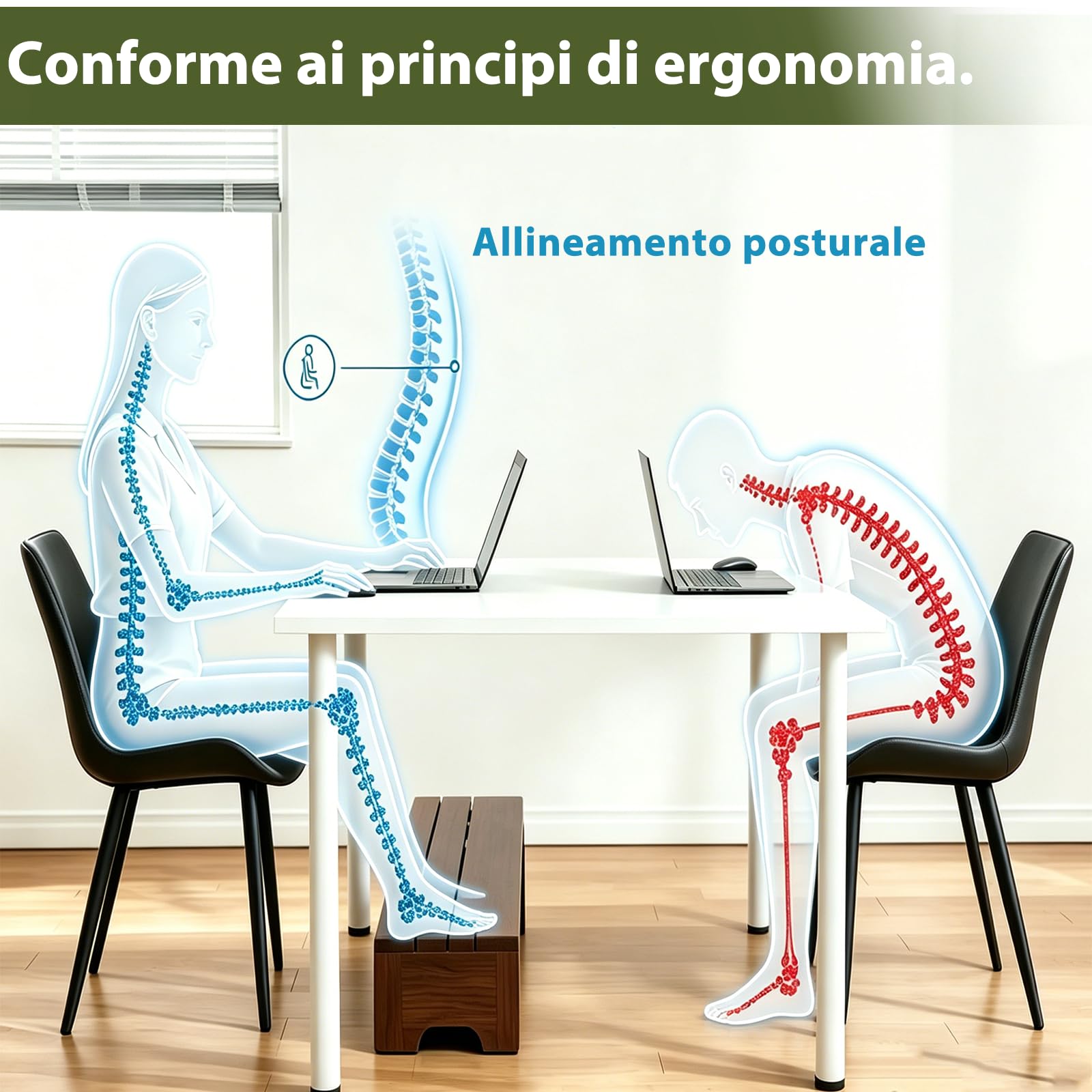 Scalino Per Bambini Bagno,Pedane In Legno,Gradino Per Anziani, Comodo Multifunzionale,Panchetto Pesca,Non Richiede Montaggio, Funzione Antiscivolo,Ideale Per Cucina, Camper