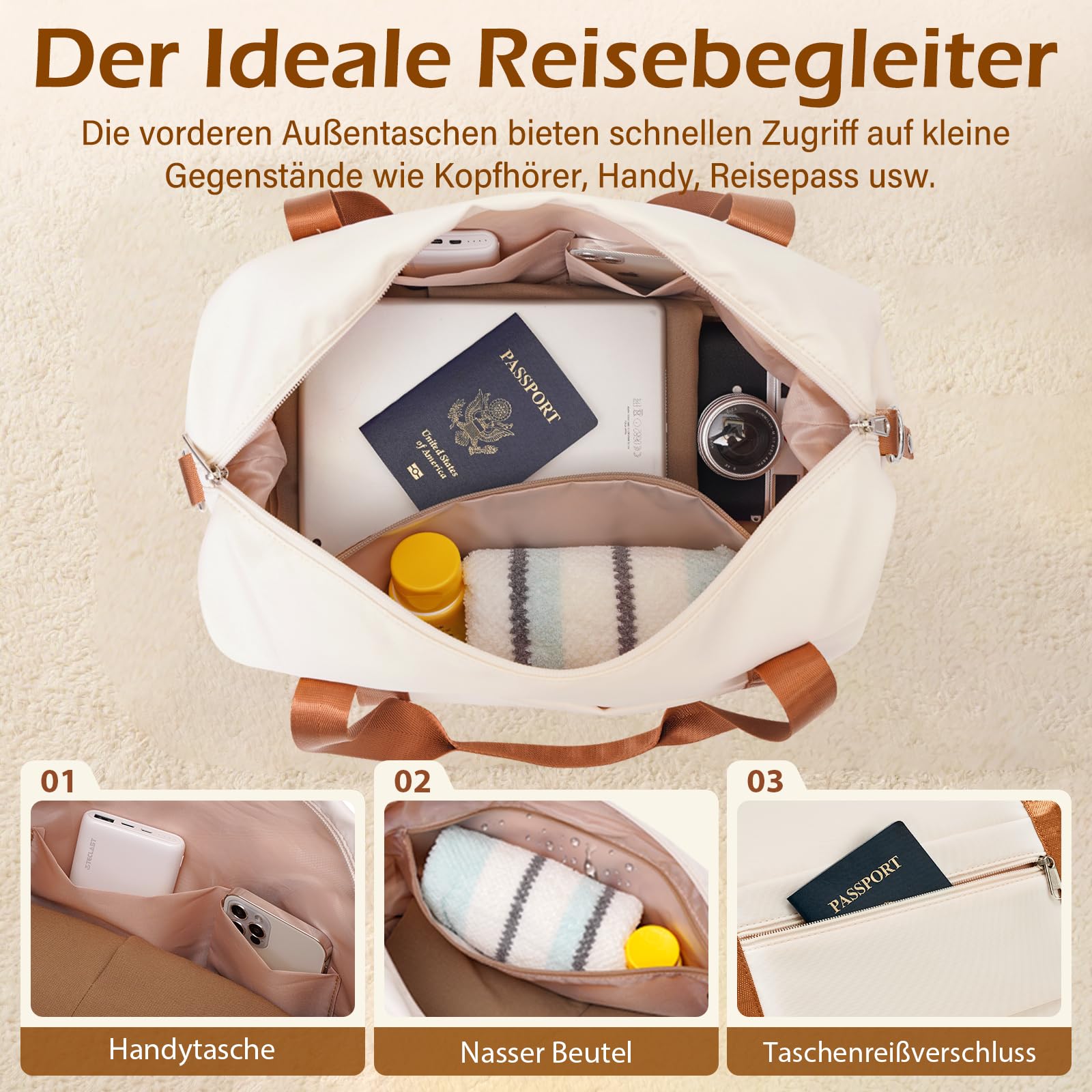 COOLIFE Koffer Set 6 Teilig: Luggage Set 16" 20" 24" 28" + Reisetasche & Kulturtasche | ABS Hartschale, 360° Rollen & TSA-Schloss Für Europa, Kreuzfahrt & Auslandsstudium – Familienurlaub Essentials