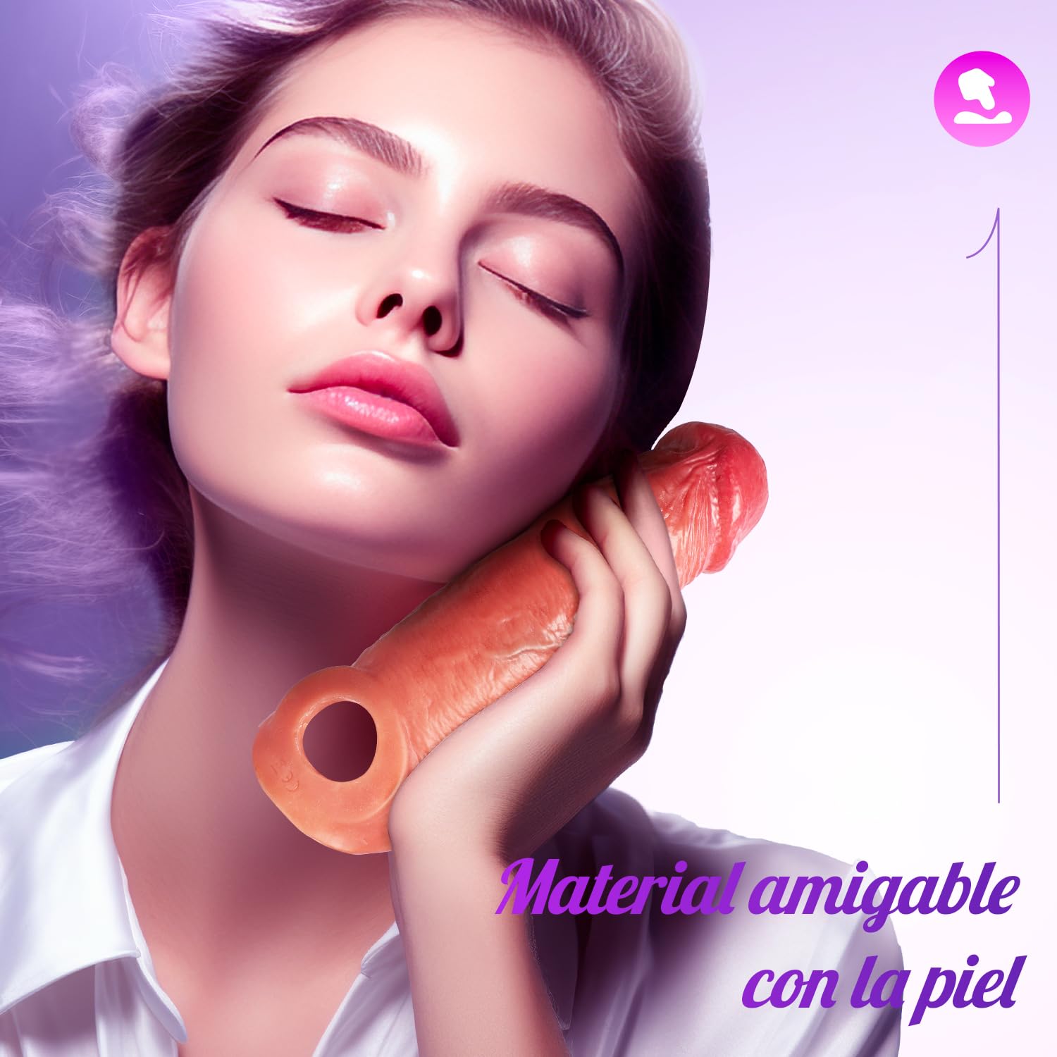 Alargador de Pene Masturbádores Masculino Real - 4en1 Consoladores Fundas para Pene Vibradorador Juguete Sexuale DIY Vibración Modo, Aplicación para Hombre Mujere Pareja Dildo Sex Toys