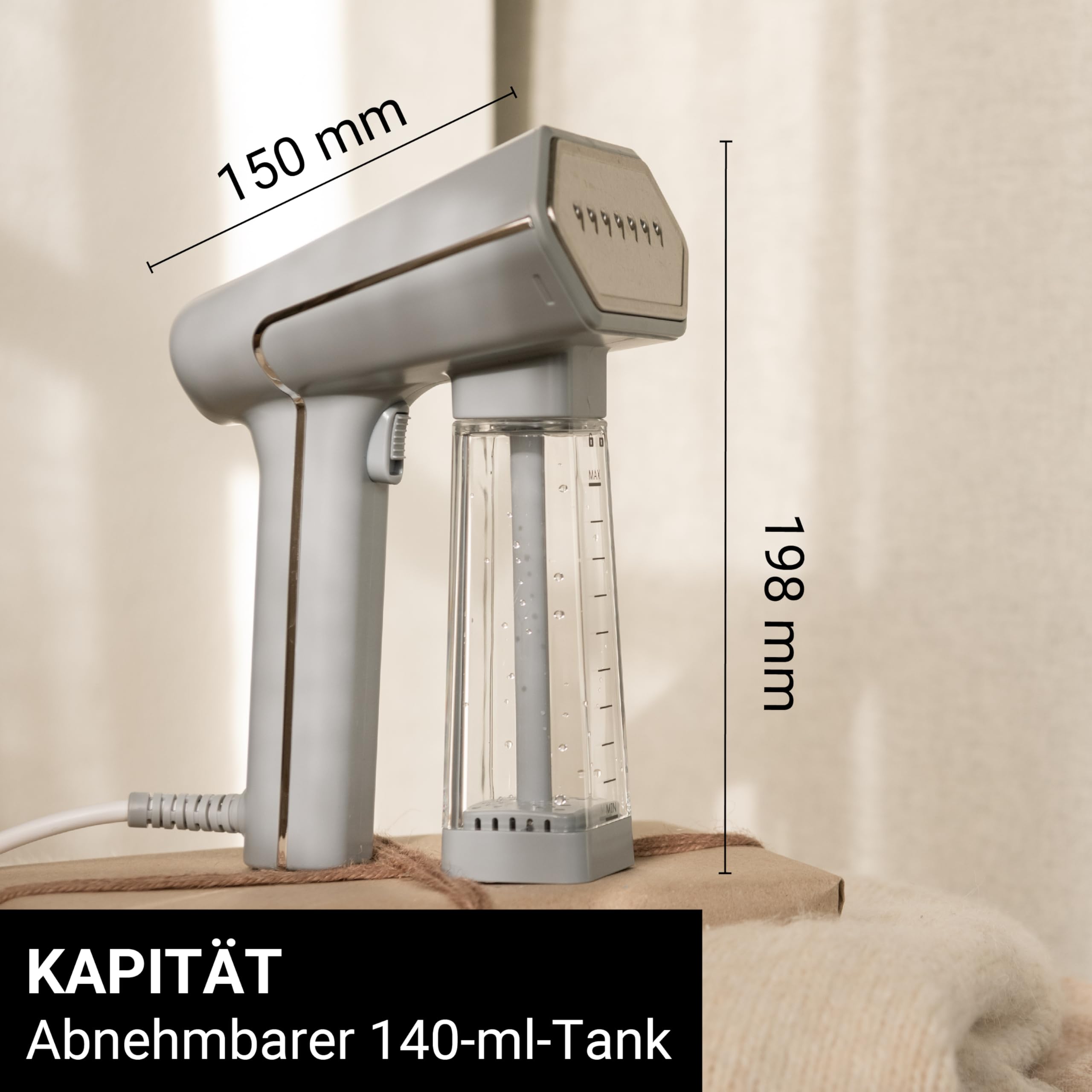 STEAMONE SN20GW Reise-Dampfglätter S-Nomad, weiß, Metall, Travel-Size, weiss