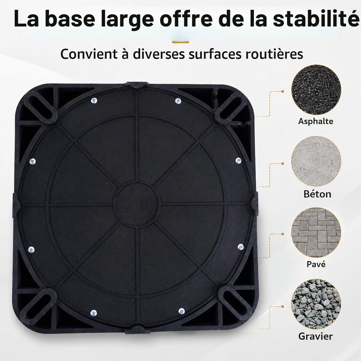 [Lot de 4] ZincOrange Cônes de Signalisation Rétractables 28''/70 cm, Base Lourde, Cônes de Stationnement avec Collier Réfléchissant pour Parkings, Allées, Entraînement Sportif et Conduite