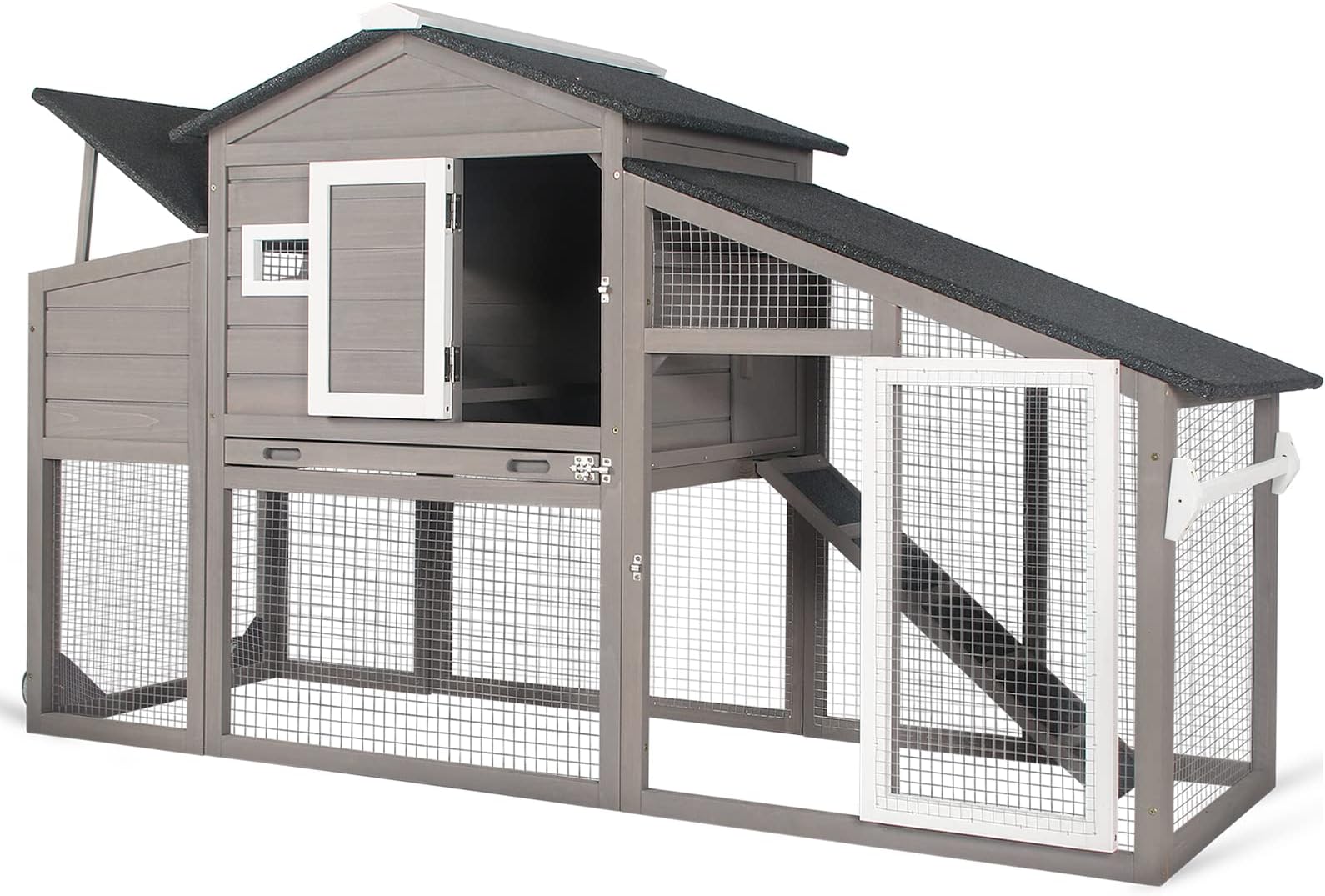 Best Choice Products 80in Outdoor Wooden Chicken Coop