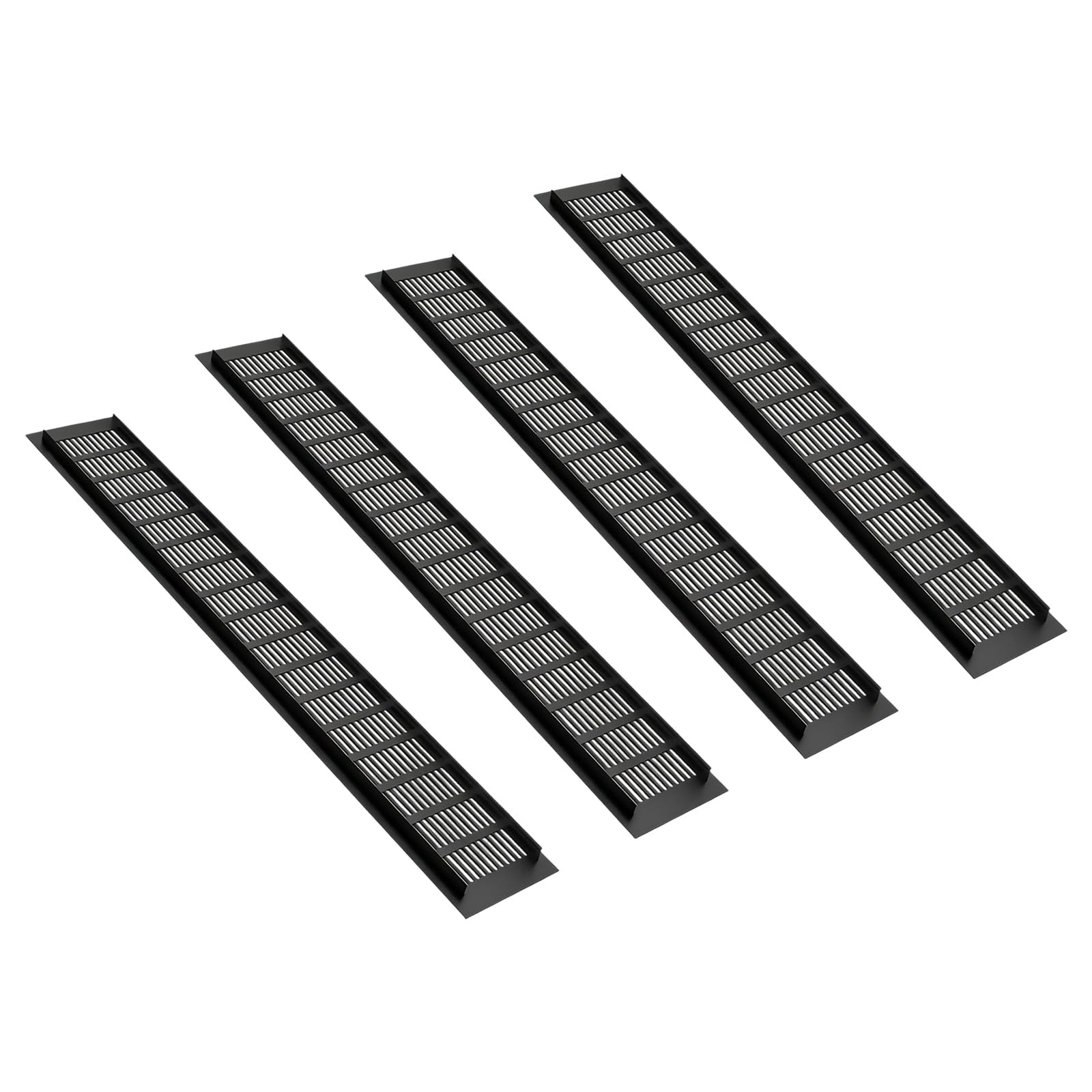 Kalttoy A 4Pcs Luminum Lloy Ir Vent Grille Replacement Wardrobe Shoe Cabinet Ventilation Grids Wardrobes Fitting Easy Install Easy Install