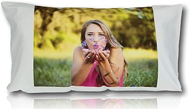 Personalised Pillow Case Collage Printed Photo Lovely Gift Photo Gift day Custom Made Large 48cm Print PILLOW CASE 45 x 75cm Xmas PR