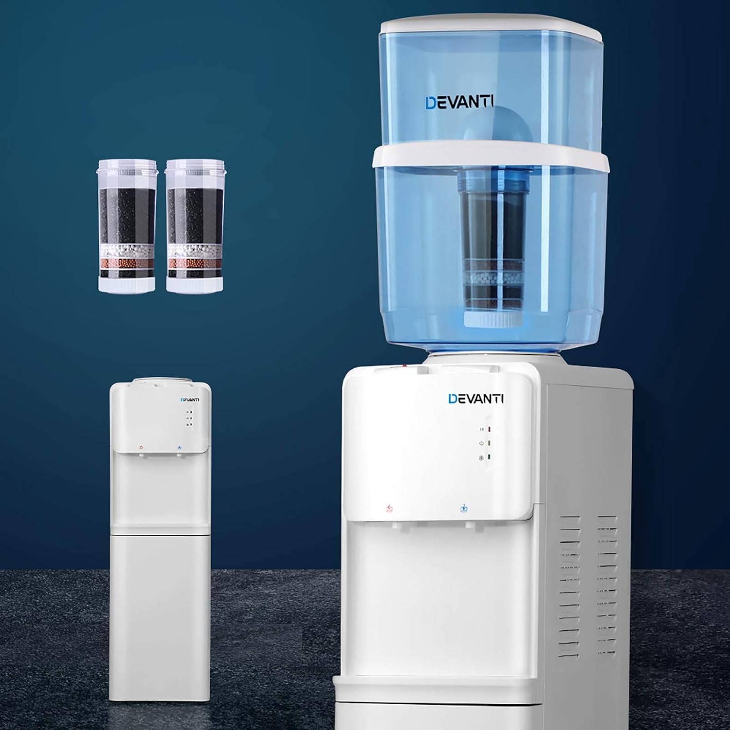 Devanti Water Dispenser Top Loading Cooler for Office Home Living Room