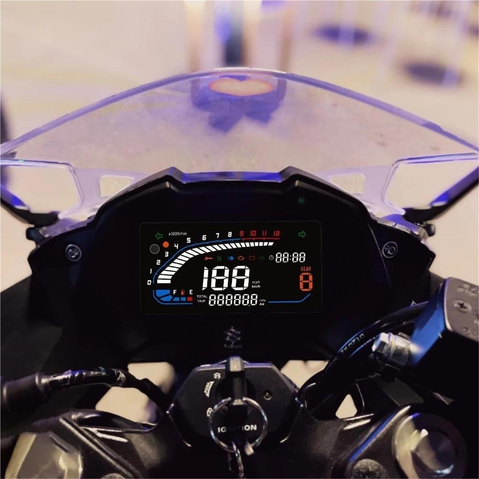 moto Medidor distancia Instrumento Tablero Velocímetro Motocicleta