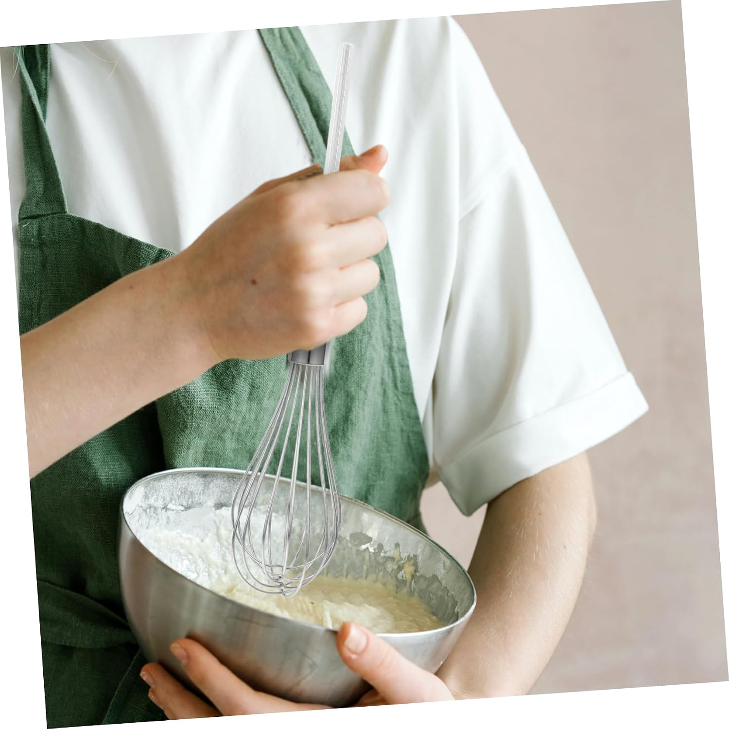 Stainless Steel Whisk Attachment for Drill, Hand Mixer Mixing Tool image 5