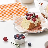 Vista 16 de Hojas de papel encerado de 12 x 12 pulgadas, 200 forros para cestas de alimentos para sándwiches, hamburguesas, hojas de papel encerado a cuadros