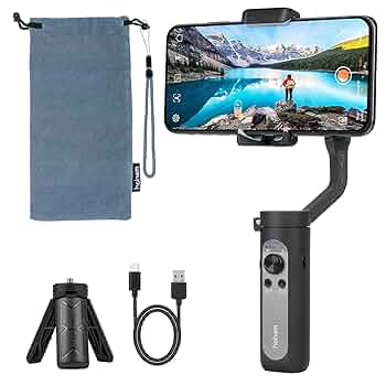 スマホジンバル スタビライザー 3軸 片手持ちジンバル折畳み式 操作簡単259g Amazon.co.jp: hohem XE スマホジンバル 2023 hohem 7.0 3軸