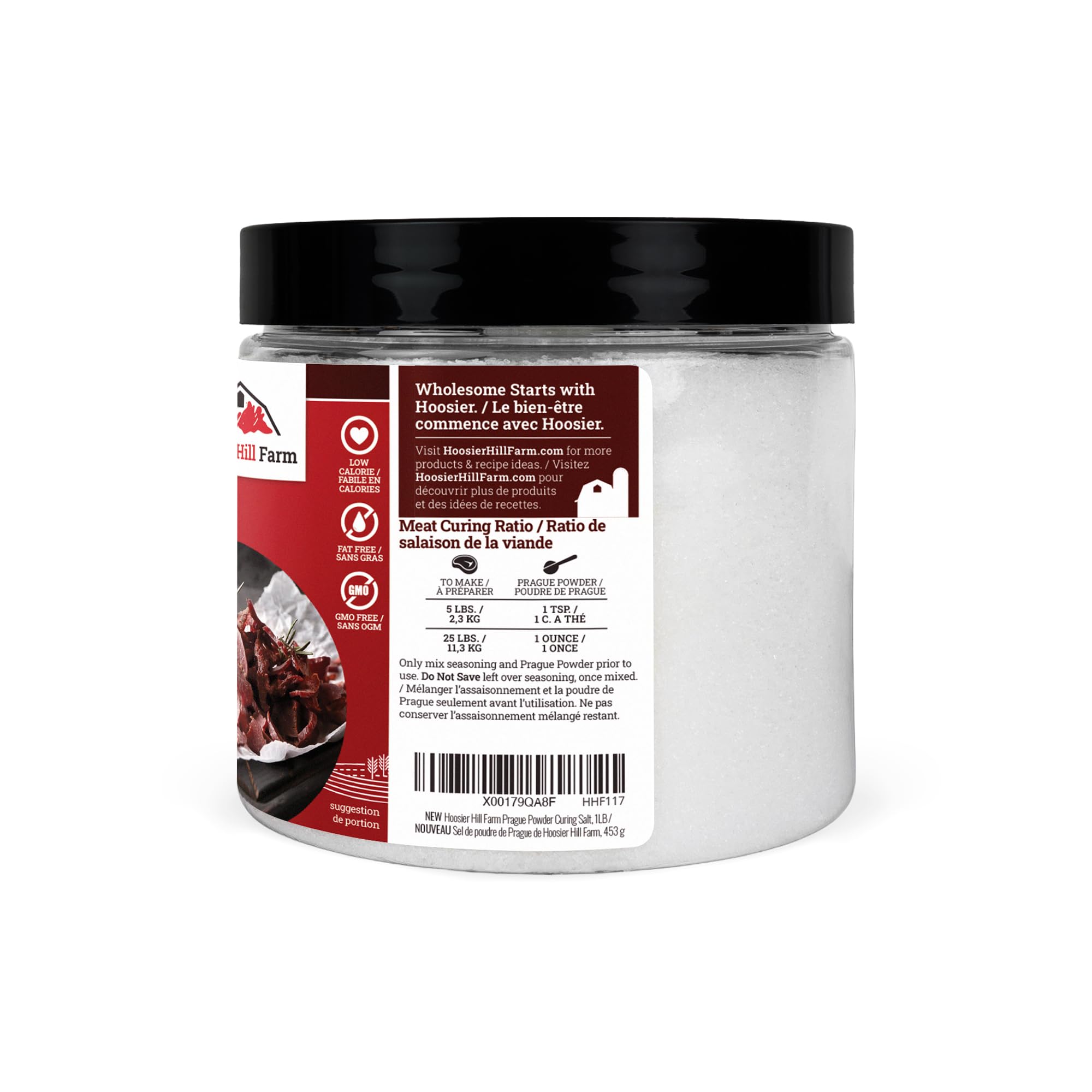 Hoosier Hill Farm Prague Powder Curing Salt, Pink, 1 Pound