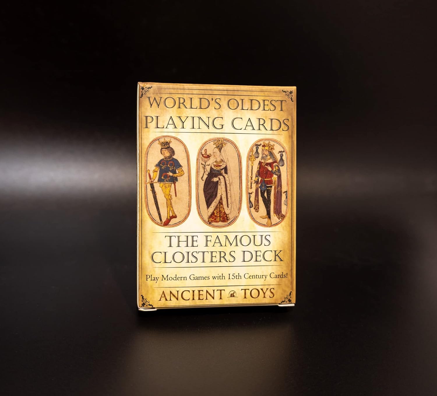 – The World’s Oldest Playing Cards – Full Cloisters Deck - Dating Back to The Medieval Ages, Play Any Modern Card Game with This Legendary Deck of Cards!