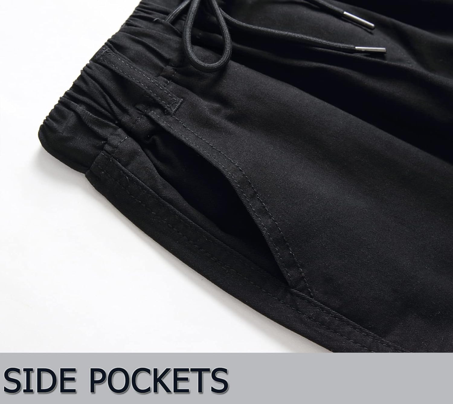 LOKTARC Boys' Pull-On Slim Fit Camo Cargo Jogger Pants - Image 5