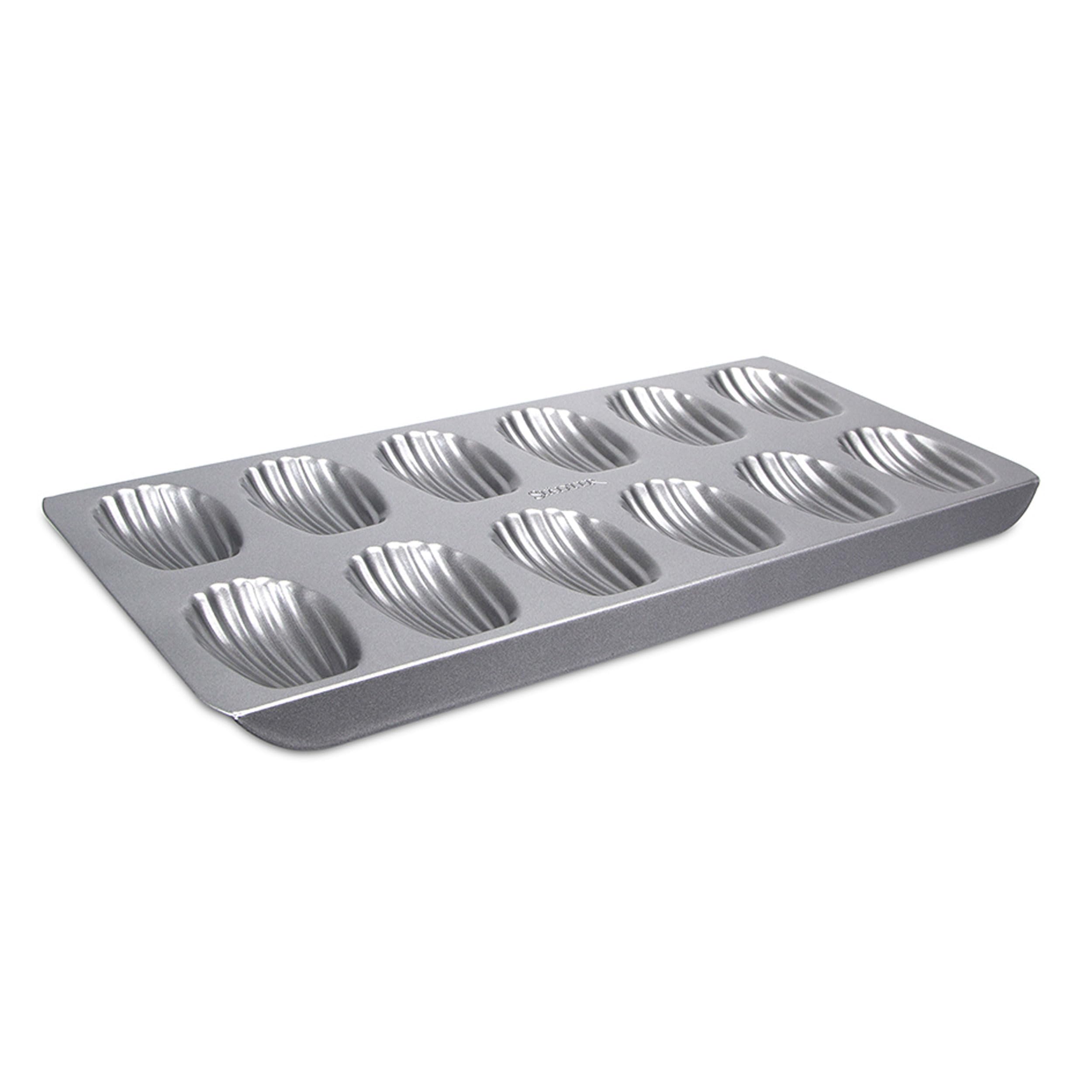 Städter We Love Baking – Stampo Orso Madeleine, in Metallo, Argento, 40 x 20 cm